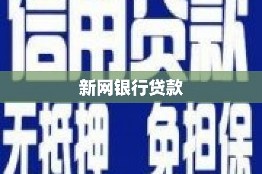 保德新网银行贷款
