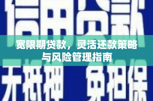 保德宽限期贷款，灵活还款策略与风险管理指南