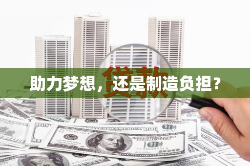 保德助力梦想，还是制造负担？