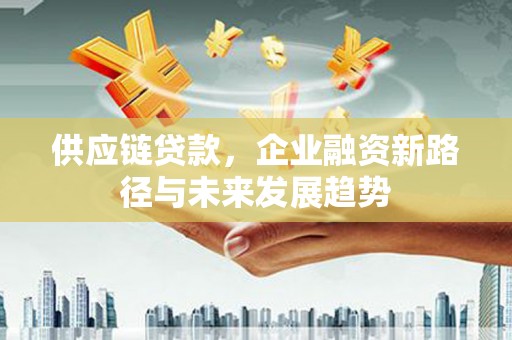 保德供应链贷款，企业融资新路径与未来发展趋势