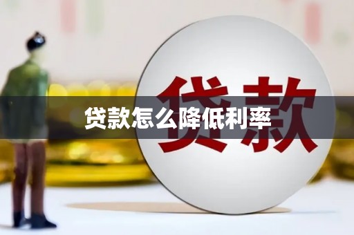 保德贷款怎么降低利率