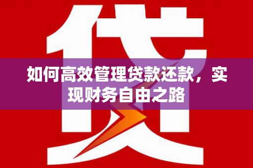 保德如何高效管理贷款还款，实现财务自由之路