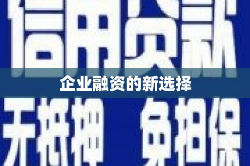 保德企业融资的新选择