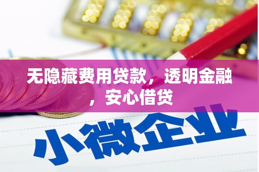 保德无隐藏费用贷款，透明金融，安心借贷