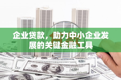 保德企业贷款，助力中小企业发展的关键金融工具
