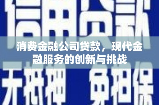 保德消费金融公司贷款，现代金融服务的创新与挑战