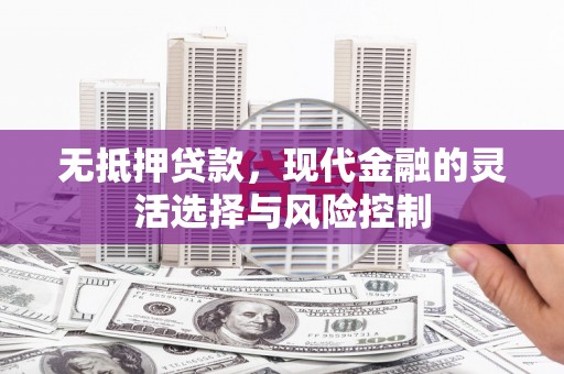 保德无抵押贷款，现代金融的灵活选择与风险控制