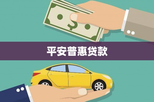保德平安普惠贷款