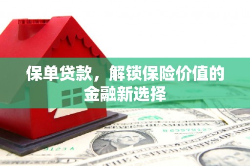 保德保单贷款，解锁保险价值的金融新选择