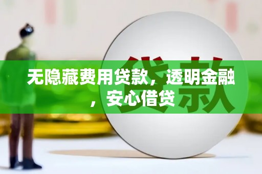 保德无隐藏费用贷款，透明金融，安心借贷