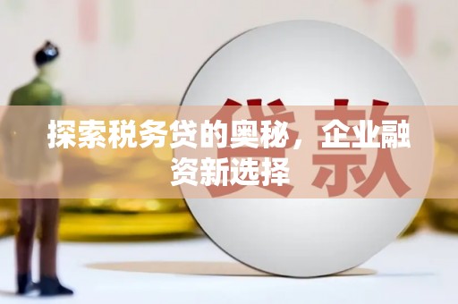 保德探索税务贷的奥秘，企业融资新选择
