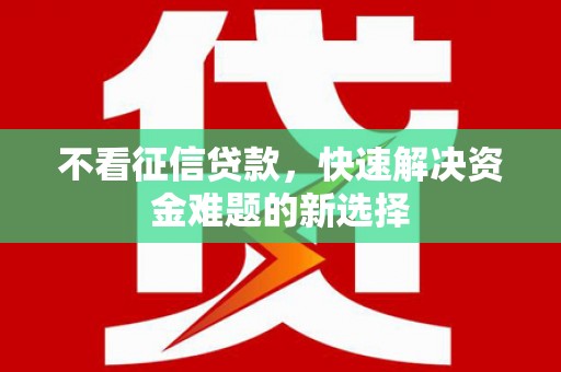 保德不看征信贷款，快速解决资金难题的新选择