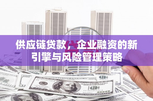 保德供应链贷款，企业融资的新引擎与风险管理策略