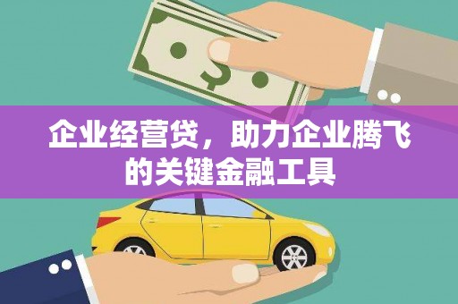 保德企业经营贷，助力企业腾飞的关键金融工具