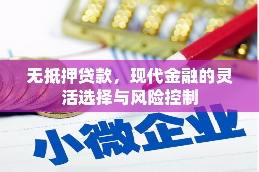 保德无抵押贷款，现代金融的灵活选择与风险控制