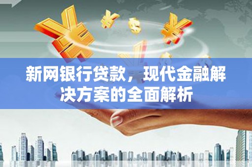 保德新网银行贷款，现代金融解决方案的全面解析