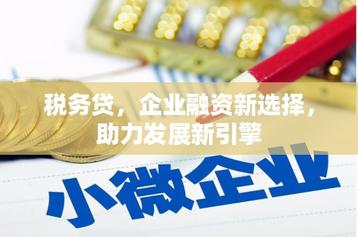 保德税务贷，企业融资新选择，助力发展新引擎