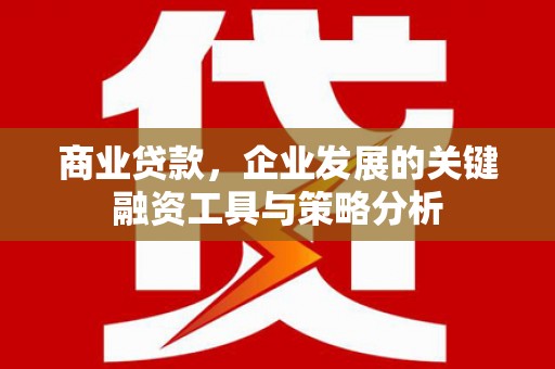 保德商业贷款，企业发展的关键融资工具与策略分析