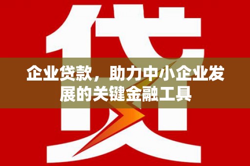 保德企业贷款，助力中小企业发展的关键金融工具