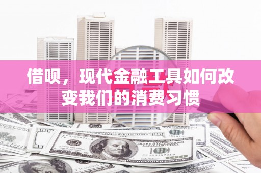 保德借呗，现代金融工具如何改变我们的消费习惯