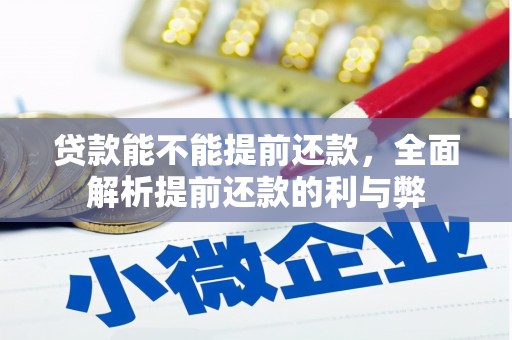 保德贷款能不能提前还款，全面解析提前还款的利与弊