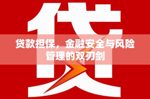 保德贷款担保，金融安全与风险管理的双刃剑