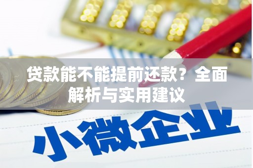 保德贷款能不能提前还款？全面解析与实用建议