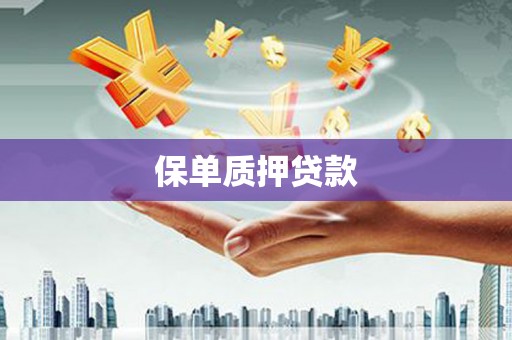 保德保单质押贷款