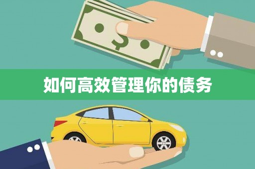 保德如何高效管理你的债务