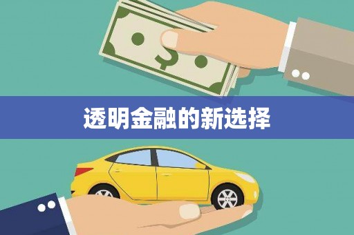 保德透明金融的新选择