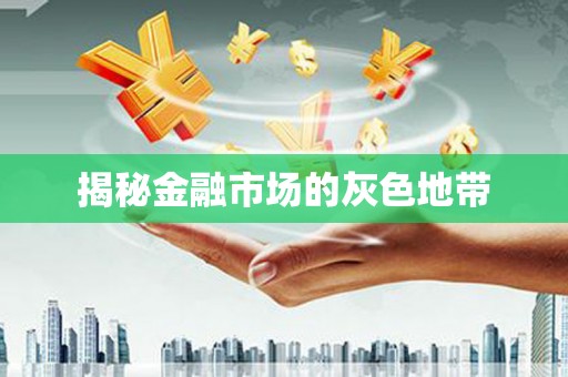 保德揭秘金融市场的灰色地带