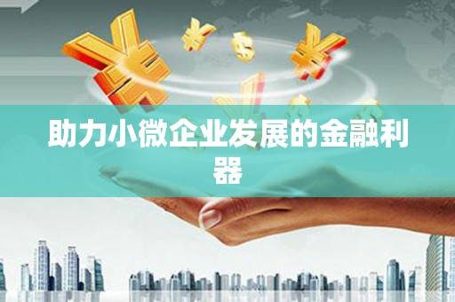 保德助力小微企业发展的金融利器